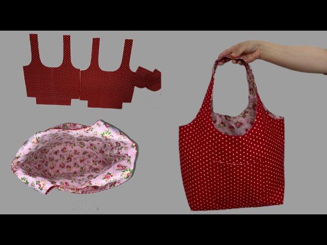 Tote Bag Sewing Tutorial: A Project You'll Love\Easy and beautiful tote bag sewing