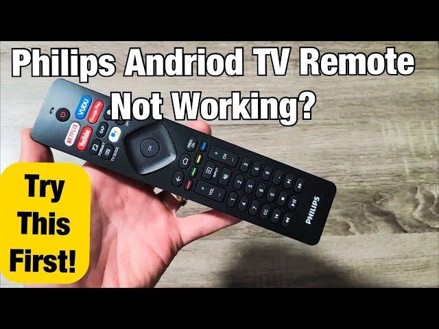 Philips Android TV Remote Not Working? Unresponsive or Slow Response? FIXED!