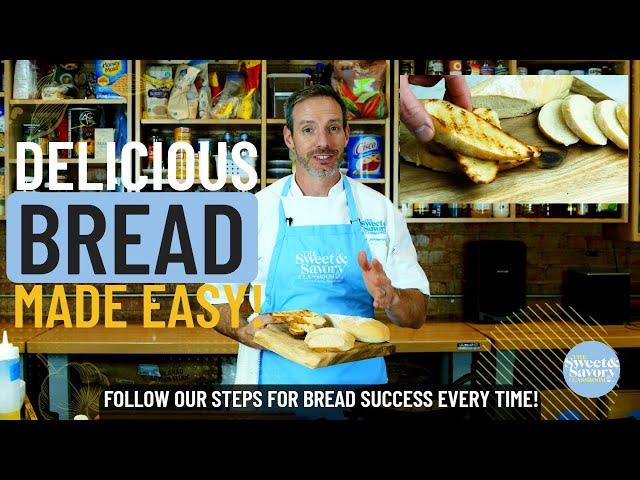 Delicious bread made EASY! Make perfect bread every time!