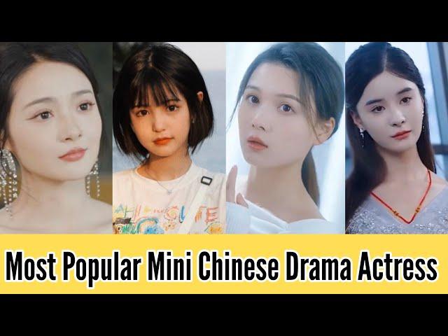 Most popular mini Chinese drama actress