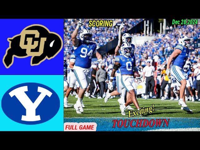 Colorado Buffaloes Vs BYU Cougars Full Game | Dec 28,2024 College Football