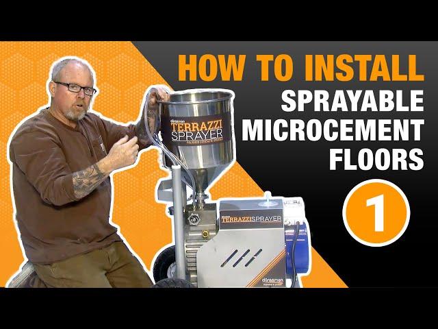 How to Install Sprayable Microcement Part 1