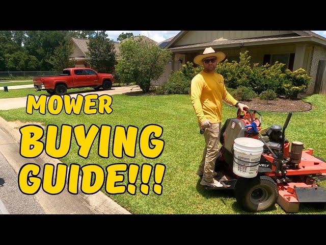 Buying Your First Commercial Lawn Mower