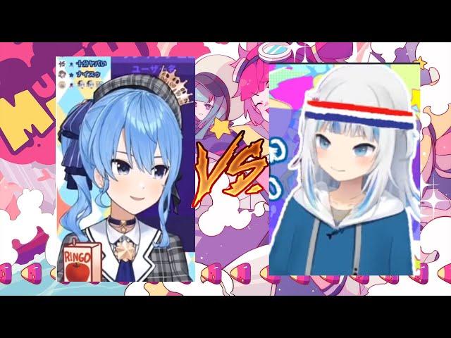 Gura vs Suisei Brain Power 10* | Muse Dash