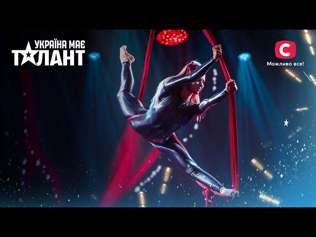 Sensual aerial gymnastics on aerial silks – Ukraine’s Got Talent 2021 – Episode 9