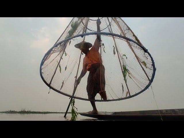 “Our ancestors used these nets.” Iconic fishing method on the wane on Myanmar’s Inle Lake