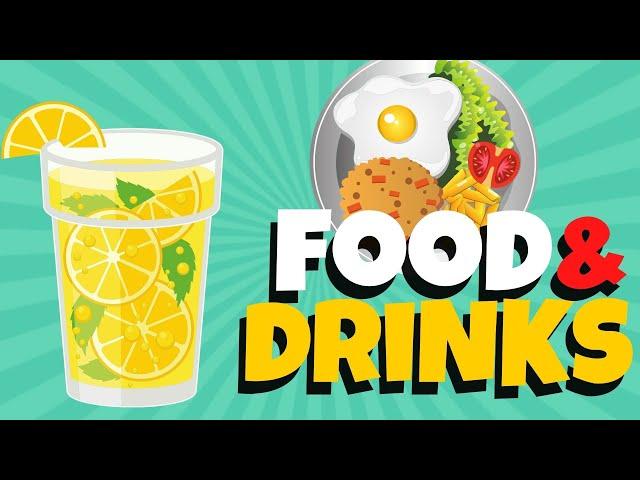 Food and Drinks in English | Learn English Vocabulary