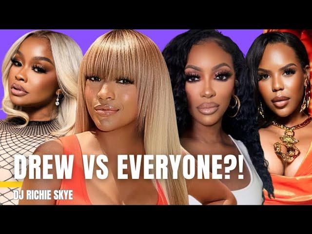 PORSHA & DREW FACE OFF OVER FUTURE DATING ALLEGATIONS! DREW, SHAMEA & A DOG GONE HOLLER!