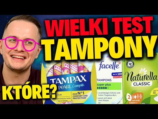 TEST TAMPONÓW i PODPASEK - CZY PANIE SIĘ ZE MNĄ ZGODZĄ?