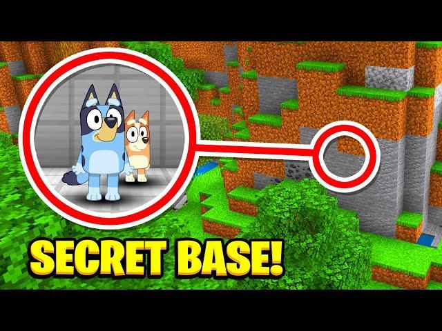 Whats INSIDE BLUEYS NEW Secret BASE IN MINECRAFT?