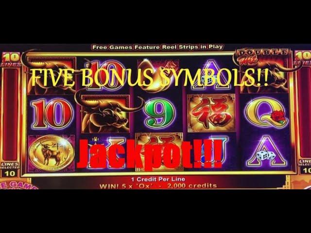 5 BONUS SYMBOLS!! on FORTUNE OX with my last $100‼️ #bonus #slots #casino #casinoslots #fortuneox