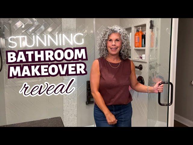 Revealing Our Gorgeous Bathroom Remodel | Walk-In Shower Reno + Bathroom Makeover 2024