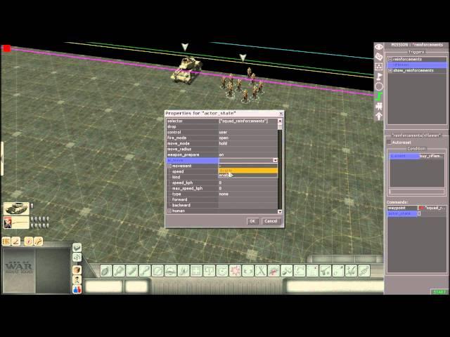 Men of War Assault Squad GEM Editor Tutorial: Reinforcements