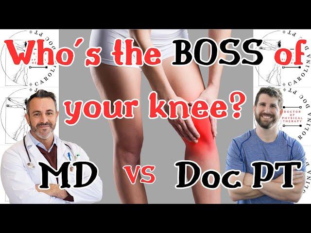 Who is "In Charge" after a knee replacement...your MD or Doc PT?