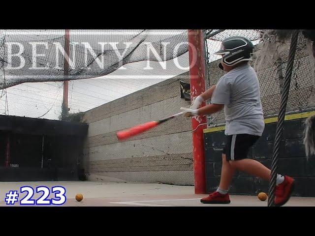 6 YEAR OLD HITS 80 MPH AT THE CAGES! | BENNY NO | VLOG #223