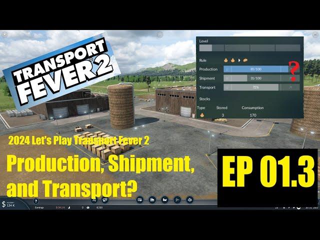 Transport Fever 2 EP01.3  Production Shipment and Transport Explained
