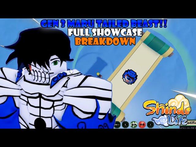 *MAX* GEN 3 MARU FULL SHOWCASE | Shindo Life Roblox