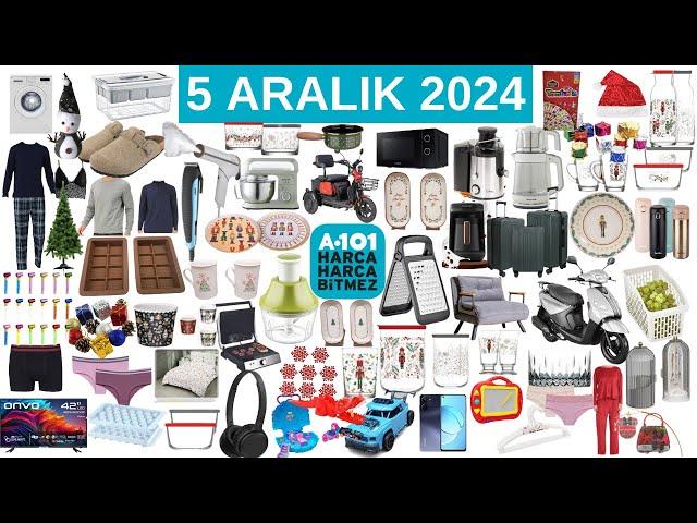 A101 5 ARALIK 2024 KATALOĞU | YILBAŞI ÜRÜNLERİ | MUTFAK ÇEYİZ ELEKTRONİK | A101 AKTÜEL ÜRÜN KAMPANYA