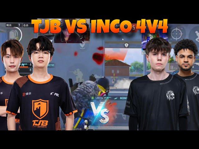 [ 676 POV ] TJB vs iNCO 4v4 Intense TDM Battle In PUBGM!! TJB Grinding For PMGC Finals