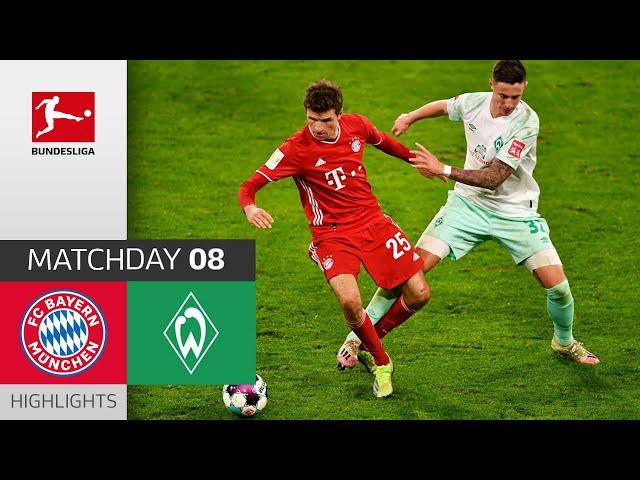 FC Bayern München - SV Werder Bremen | 1-1 | Highlights | Matchday 8 – Bundesliga 2020/21