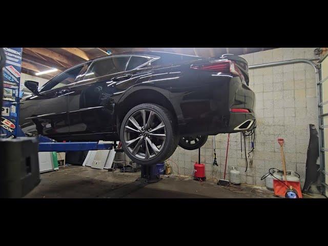 2019 ES350 Rear Brake Job in Service Mode