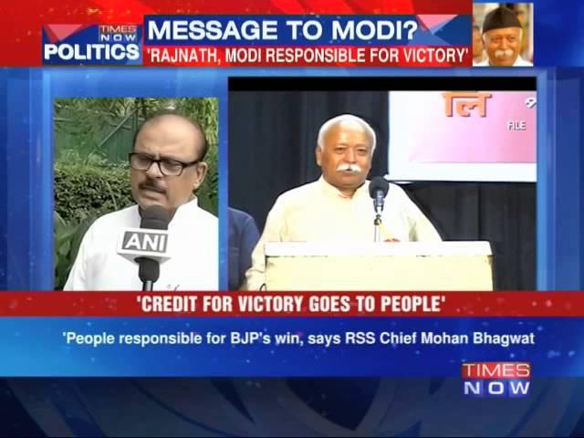 2014 win not one man show: RSS Chief Mohan Bhagwat