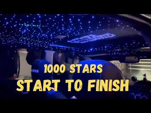 The ULTIMATE STARLIGHT HEADLINER! 1000 Stars, Shooting Stars and THATWRAPKID in the sunroof!