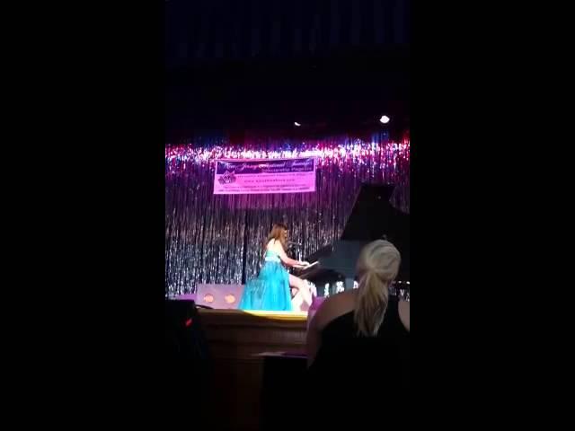 Morgan McLees performing Stay by Rihanna