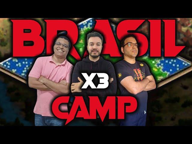 CAMP x3 com Fara e Alive - Winner - GAME 2 | Age of Empires 2 DE
