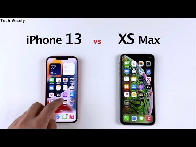 iPhone 13 vs iPhone XS Max SPEED TEST