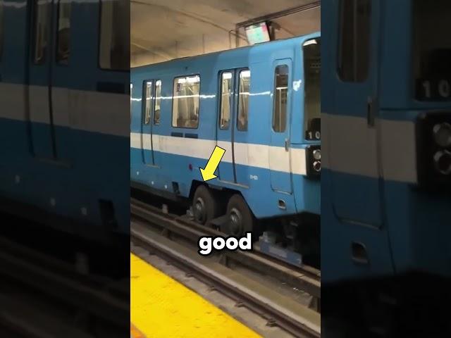 Why Some Metros Use Rubber Tires Instead of Steel Wheels