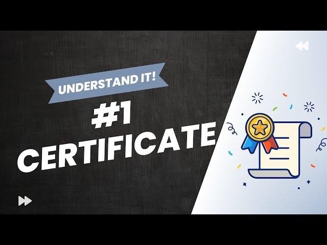 #1 Certificate To Be a Data Analyst or Data Scientist