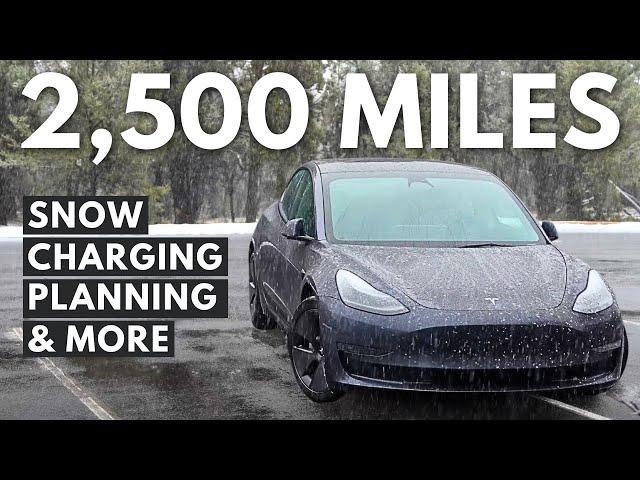 2,500 Mile Road Trip in a Tesla Model 3 [PROS and CONS]