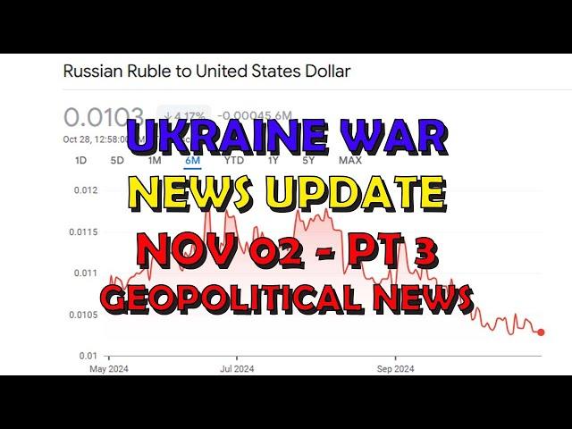 Ukraine War Update NEWS (20241102c): Geopolitical News