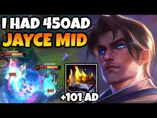 I GOT 450 AD on JAYCE MID. MY Q WAS HITTING FOR OVER 1100