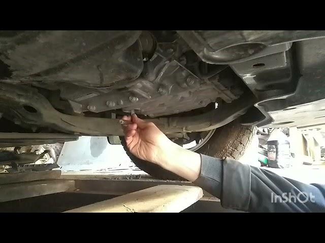 Замена масла в вариаторе CVT k120. Oil service Toyota Rav4-5