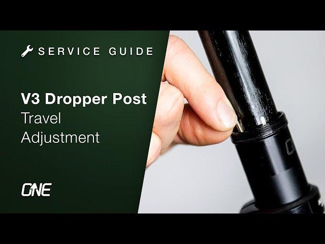 Service - V3 Dropper Travel Pin Adjustment