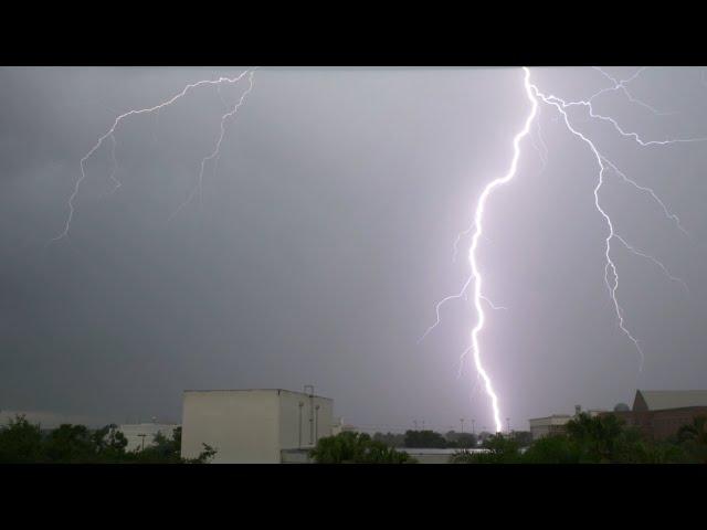 Close Florida Lightning Strikes Compilation (Extended Edition: 130 Strikes!)