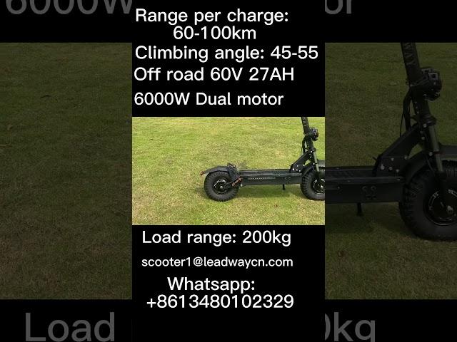 Double motor 6000w#electricscooter #offroad #electricscooter with seat