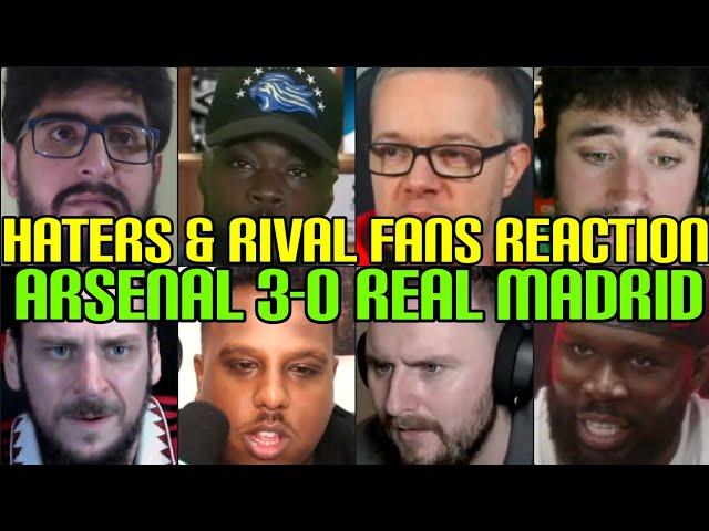 ARSENAL HATERS & RIVAL FANS REACTION TO ARSENAL 3-0 REAL MADRID | FANS CHANNEL