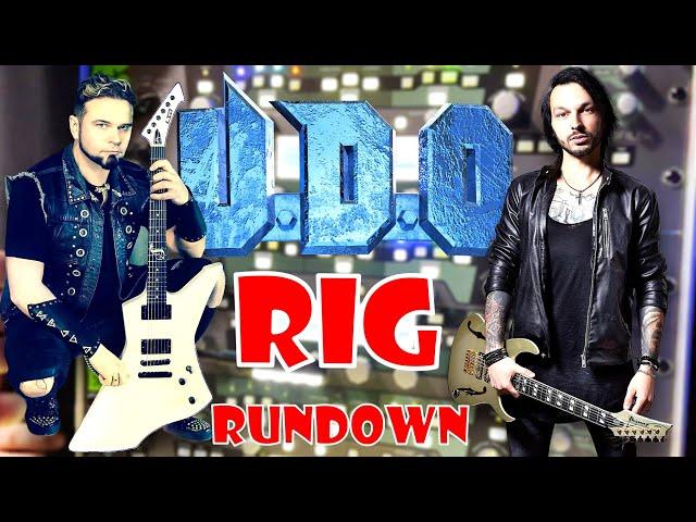 U.D.O - Guitar Rig Rundown with Andrey Smirnoff & Dee Dammers