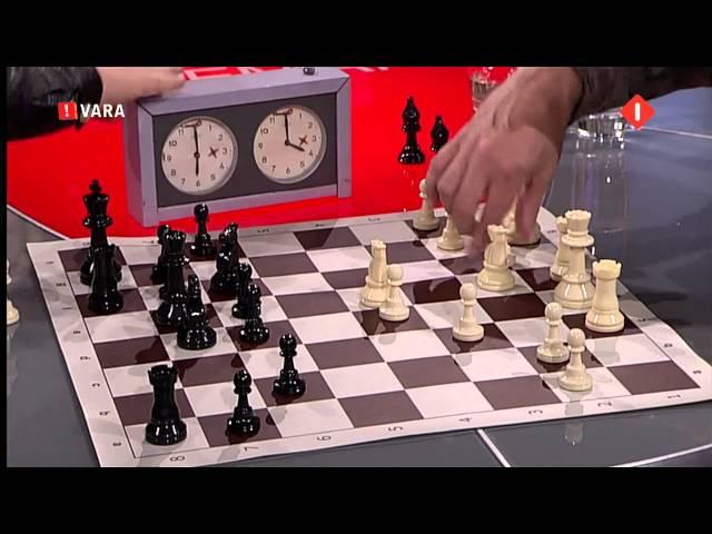 Magnus Carlsen playing a one minute game against Hans Bohm