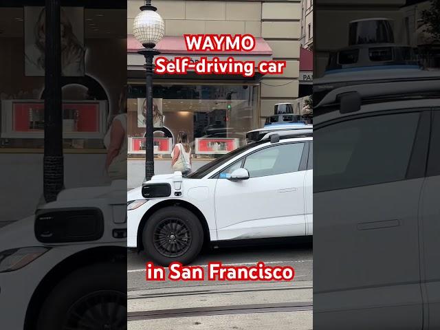 WAYMO self-driving car in San Francisco