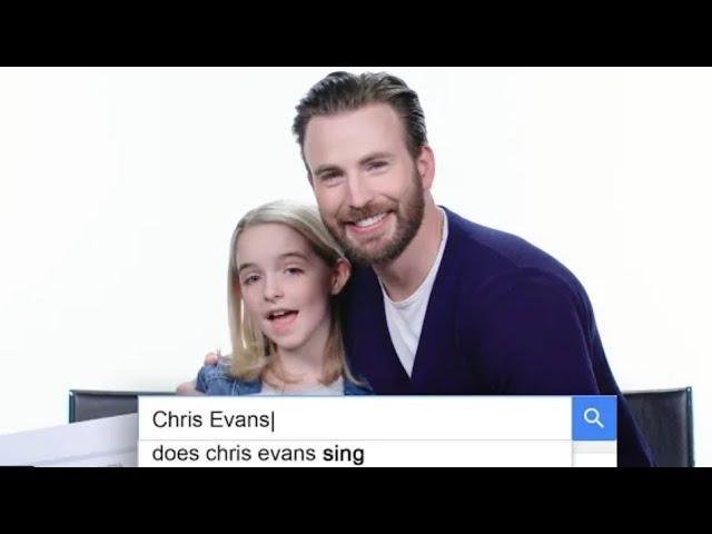 جواب های کریس ایوانز به بیشترین سوالات سرچ شده/همراه مکینا گریس/زیرنویس فارسی/Chris evans