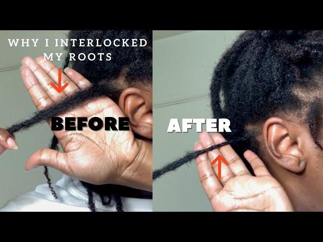 MY HAIR ISN’T LOCKING- WHY I INTERLOCKED MY ROOTS - BEST DECISION EVER