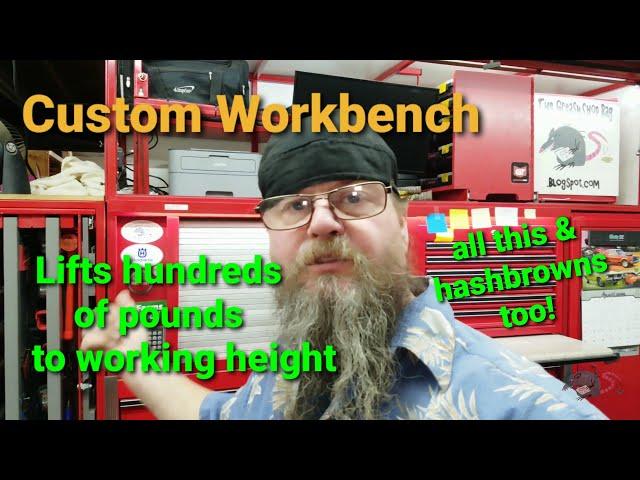 Powered Vertical Lift Work Bench