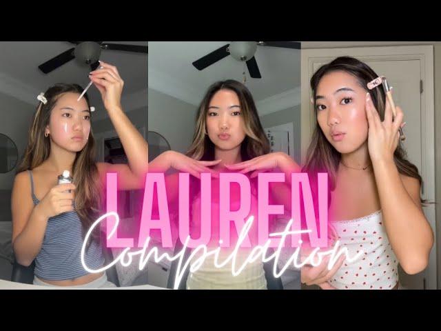 LAUREN KIM GRWM TikTok Compilation!!🩷⭐️|#tiktok #trending #grwm #compilation