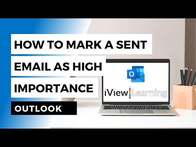 How to mark the sent email as high importance