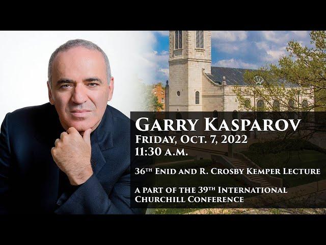 A New Sinews of Peace – Garry Kasparov | Kemper Lecture 2022