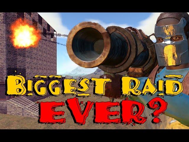 Biggest Raid in Rust History? (Raid Cam)